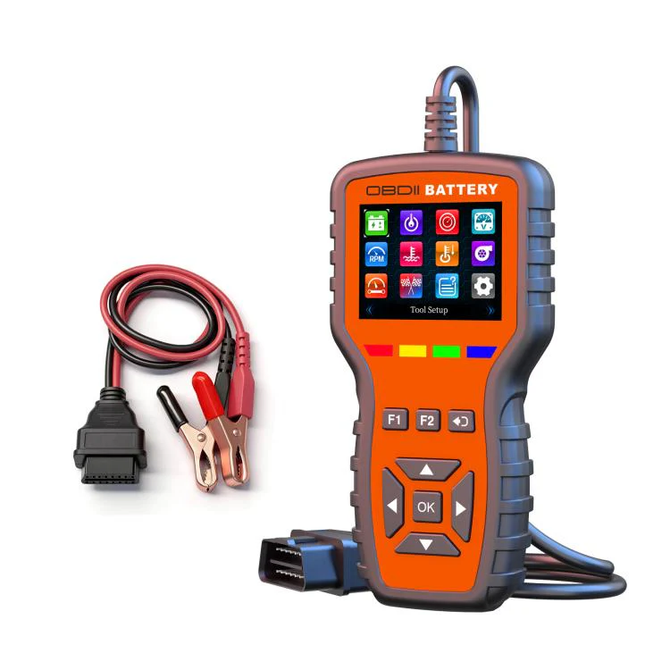 K2 Pro 2 in 1 Car OBDII Diagnostic Tool Battery Tester(Black Orange)