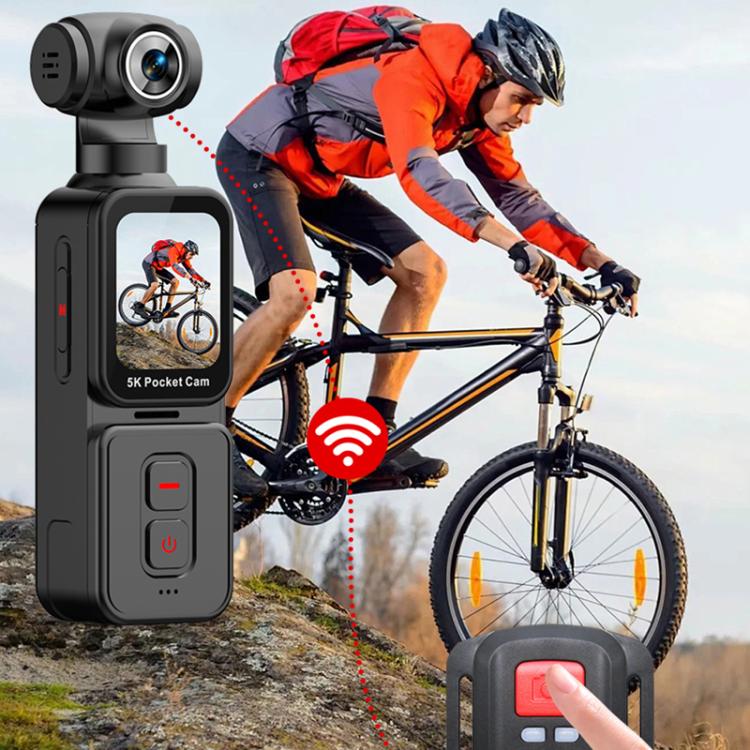 K28 1.69 inch IPS Screen 5K High Definition Video Recording Gimbal Camera(Black) - Image 10