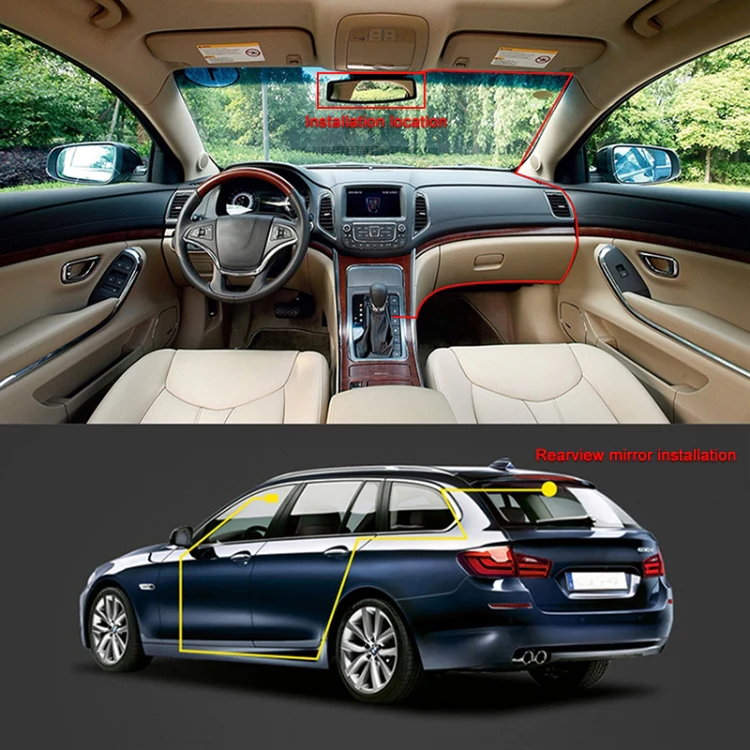 K5 5.5 inch Car Streaming Media Double Recording Vision Driving Recorder - Image 7