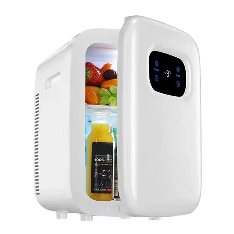 Kaijixiong Dual Core 20L Mini Digital Display Car Fridge Portable Silent Refrigerator For Car & Home Use EU Plug