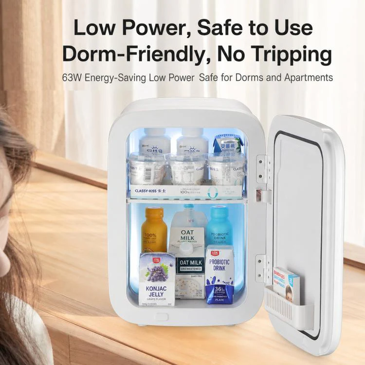 Kaijixiong Dual Core 20L Mini Digital Display Car Fridge Portable Silent Refrigerator For Car & Home Use EU Plug - Image 3
