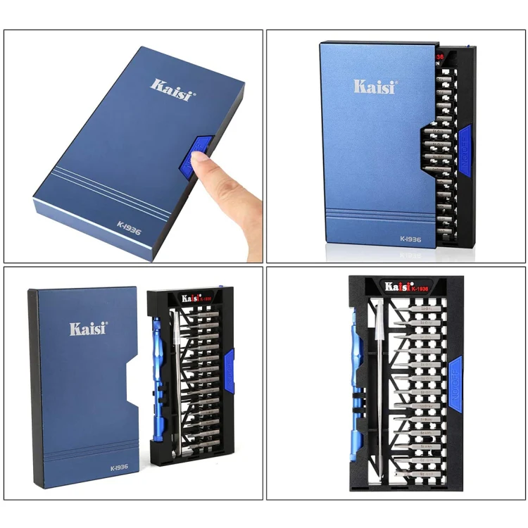 Kaisi K-1936 36 in 1 Precision Screwdriver Set Electronic Repair Tool Kit - Image 6