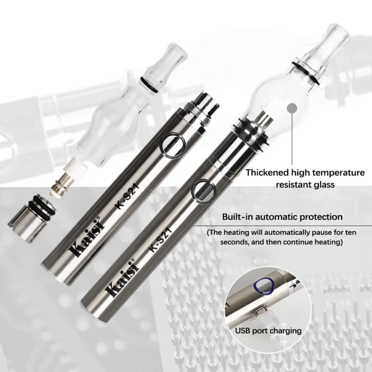 Kaisi K-S21 Rosin Pen Rosin Atomization Machine Short Circuit Detector(Black) - Image 4
