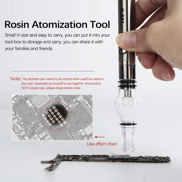 Kaisi K-S21 Rosin Pen Rosin Atomization Machine Short Circuit Detector(Black) - Image 5