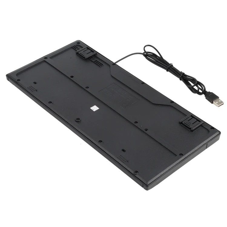 KB-301A Multimedia Notebook Mini Wired Keyboard, Arabic Version (Black) - Image 4