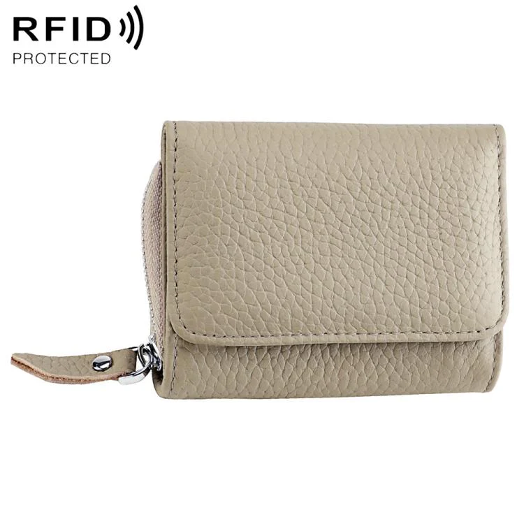 KB100 Tri-fold RFID Multifunctional Storage Bag(Apricot)