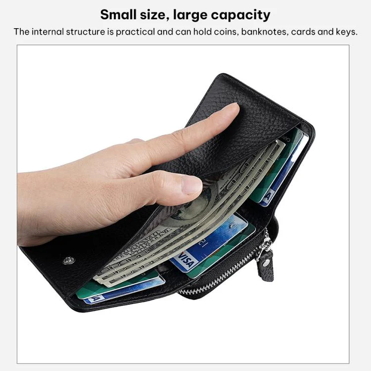 KB100 Tri-fold RFID Multifunctional Storage Bag(Dark Green) - Image 7