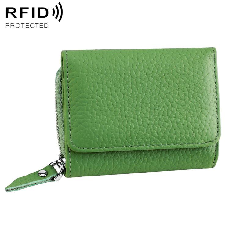 KB100 Tri-fold RFID Multifunctional Storage Bag(Fruit Green)