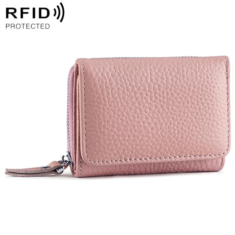 KB100 Tri-fold RFID Multifunctional Storage Bag(Pink)