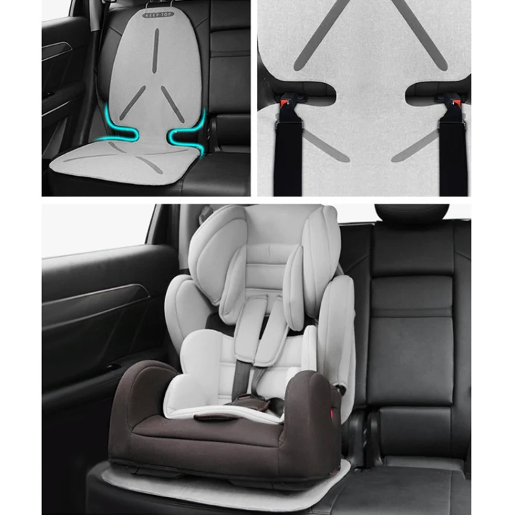 KEEP TOP Car Child Safety Seat Anti-Slip Thickened Anti-Wear Protective Pad(Gray) - Image 9