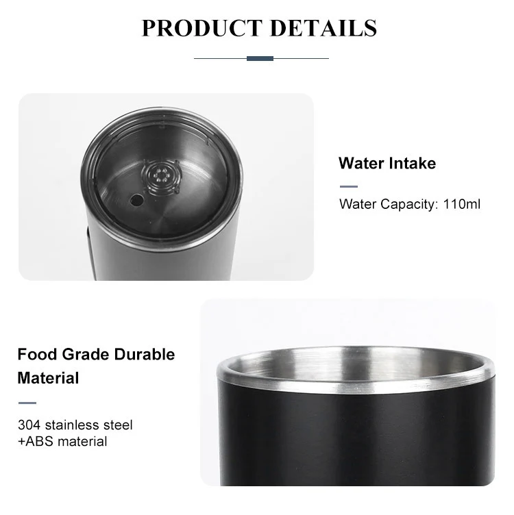 KFJ100 Portable Universal Automatic Espresso Capsule Coffee Maker(Black) - Image 5