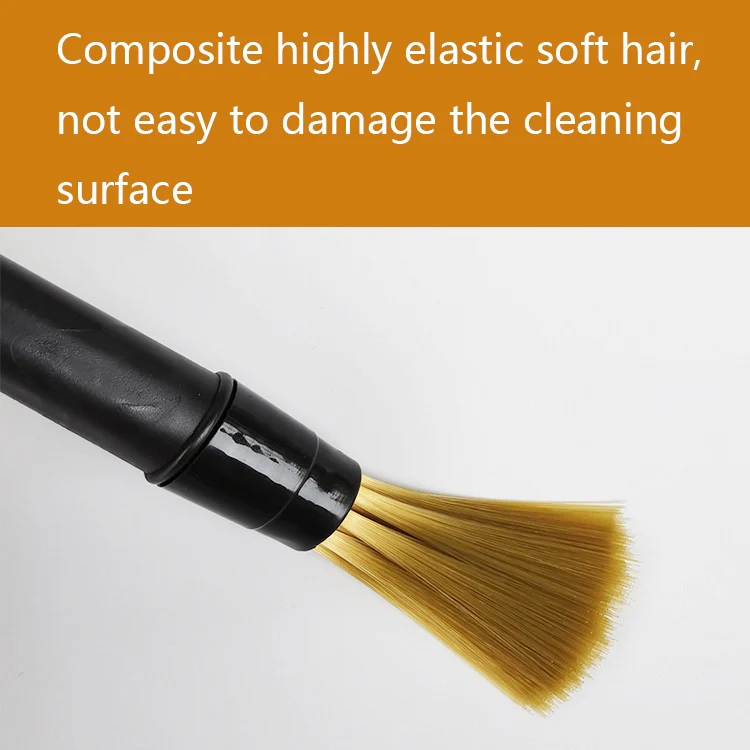 KFS-04 Double-ended Soft-bristled Coffee Machine Cleaning Brush(Black) - Image 5