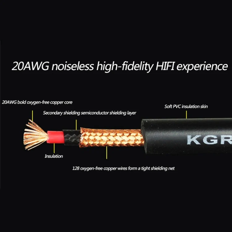 KGR Guitar Cable Keyboard Drum Audio Cable, Specification: 3m(Double Elbow Jack) - Image 3