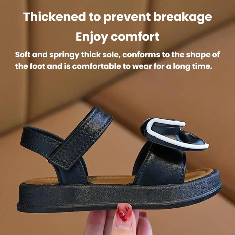 Kids Summer Anti-Slip Soft Sole Sandals Easy On Off Beach Sandals For Girls, Size: 31 Length 19cm(Pink) - Image 4