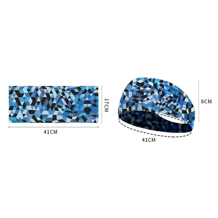 Kids Sweat-Wicking Quick-Dry Headband Milk Silk Widened Sports Running Hair Band(Skin) - Image 9
