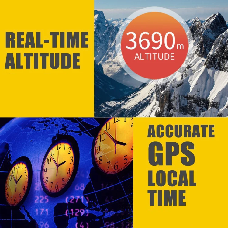 Kingneed C90 5.5inch HUD Car Head-up Display GPS Car Universal Mileage Speed Meter Speeding Alarm / GPS Satellite Speed Measurement(Black) - Image 6