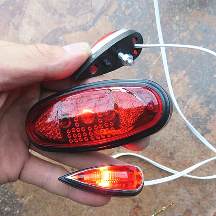 KL-88-11 Triangle LED Turn Signal Warning Light for Electric Scooter - Image 3