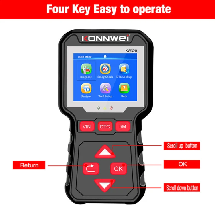 KONNWEI KW320 Car OBD2 Fault Diagnosis Tool - Image 2