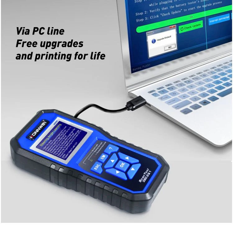 KONNWEI KW450 Car 2.8 inch TFT Color Screen Battery Tester Support 2 Languages / System XP WIN7 WIN8 WIN10 - Image 17