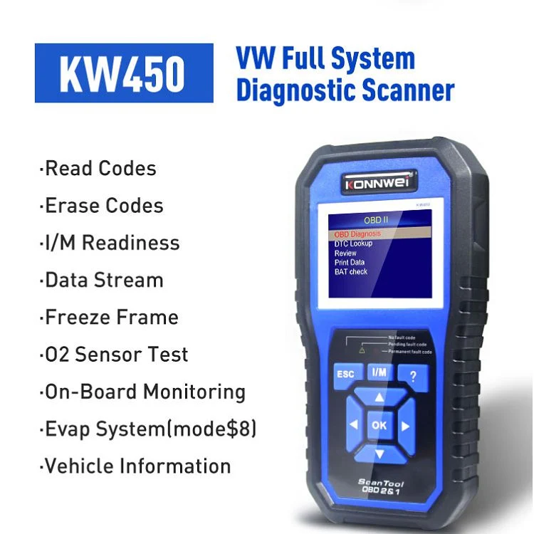 KONNWEI KW450 Car 2.8 inch TFT Color Screen Battery Tester Support 2 Languages / System XP WIN7 WIN8 WIN10 - Image 7