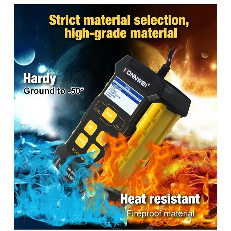KONNWEI KW510 3 in 1 Car Battery Tester / Charger / Repairer, Support 8 Languages(US Plug) - Image 18