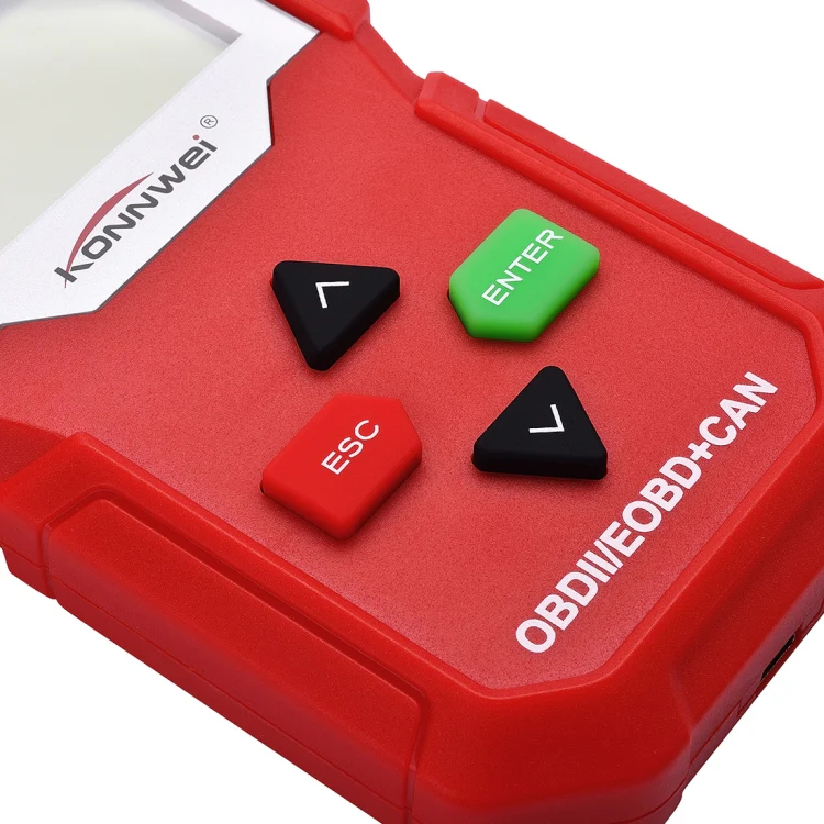 KONNWEI KW590 Mini OBDII Car Auto Diagnostic Scan Tools Auto Scan Adapter Scan Tool (Can Only Detect 12V Gasoline Car)(Red) - Image 4
