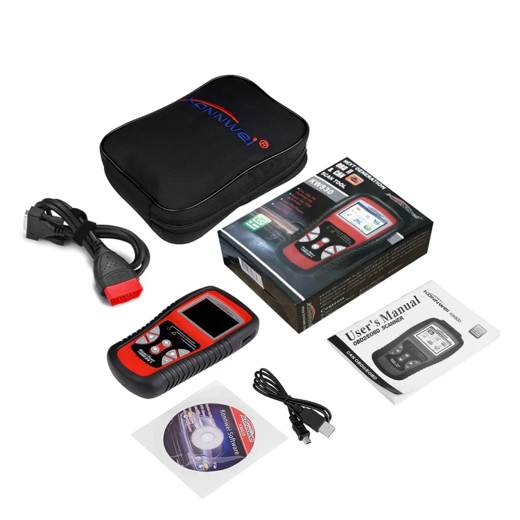 KONNWEI KW830 OBDII / CAN Car Auto Diagnostic Scan Tools Auto Scan Adapter Scan Tool Supports 8 Languages and 6 Protocols (Can Also Detect Battery and Voltage, Only Detect 12V Gasoline Car) - Image 6