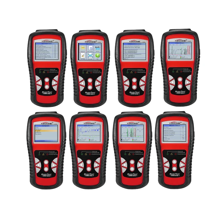 KONNWEI KW830 OBDII / CAN Car Auto Diagnostic Scan Tools Auto Scan Adapter Scan Tool Supports 8 Languages and 6 Protocols (Can Also Detect Battery and Voltage, Only Detect 12V Gasoline Car) - Image 7