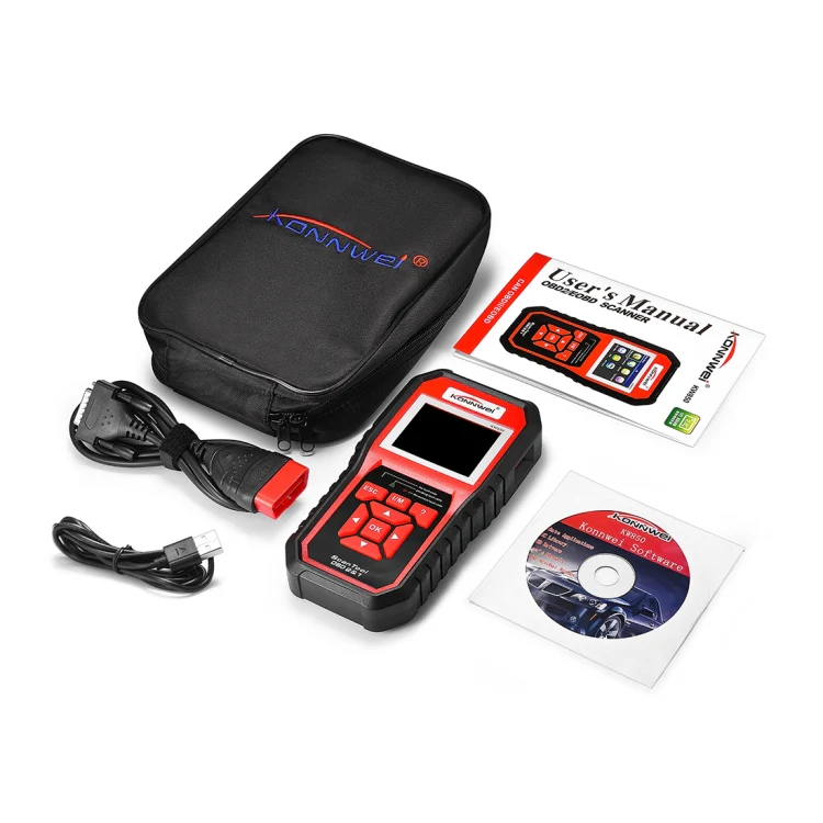 KONNWEI KW850 OBDII / CAN Car Auto Diagnostic Scan Tools Auto Scan Adapter Scan Tool Supports 8 Languages and 6 Protocols (Can Also Detect Battery and Voltage, Only Detect 12V Gasoline Car) - Image 6