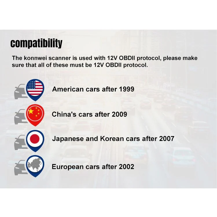 KONNWEI KW860 Car 2.8 inch TFT Color Screen Battery Tester Support 8 Languages / I Key Analysis Function - Image 19