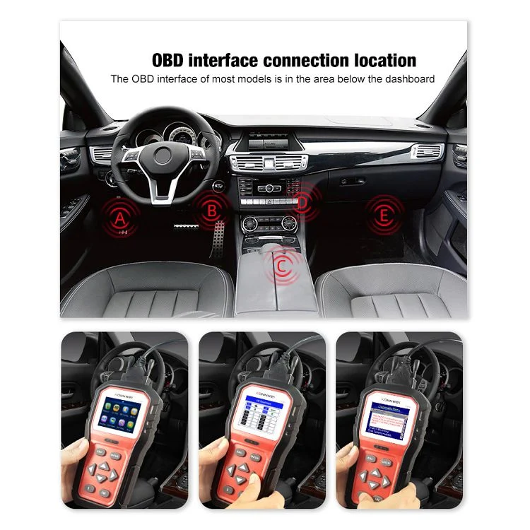 KONNWEI KW860 Car 2.8 inch TFT Color Screen Battery Tester Support 8 Languages / I Key Analysis Function - Image 21