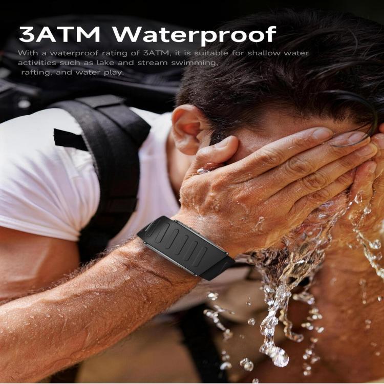 KR96 Pro Screenless Smart Bracelet Nylon Strap, Support Health Monitoring / Multiple Sports Modes(Black) - Image 10