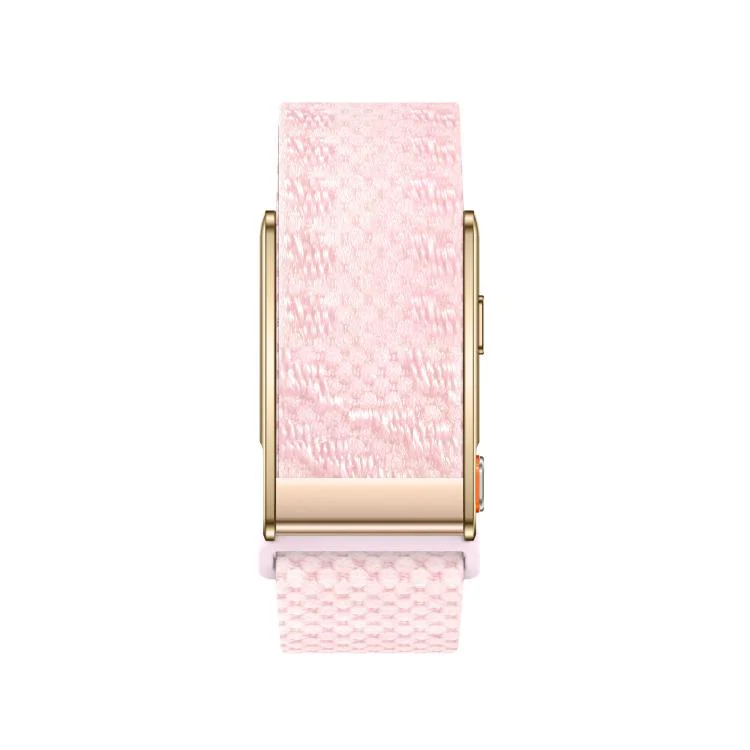 KR96 Pro Screenless Smart Bracelet Nylon Strap, Support Health Monitoring / Multiple Sports Modes(Pink) - Image 3