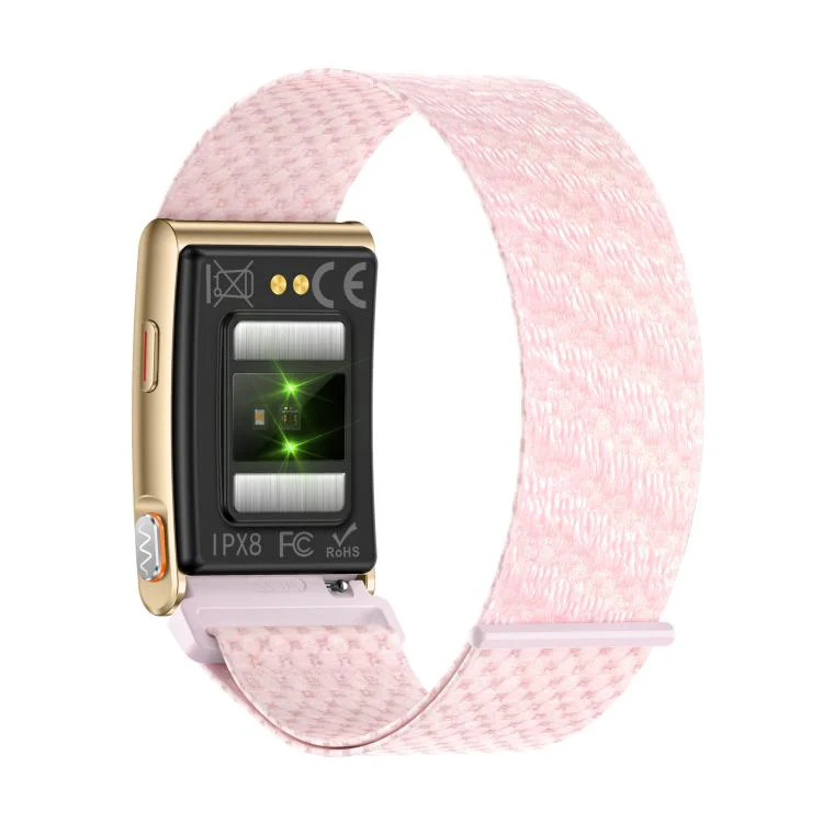 KR96 Pro Screenless Smart Bracelet Nylon Strap, Support Health Monitoring / Multiple Sports Modes(Pink) - Image 4