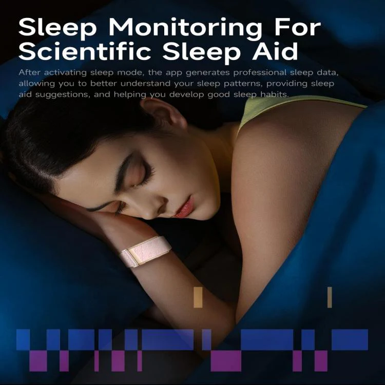 KR96 Pro Screenless Smart Bracelet Silicone Strap, Support Health Monitoring / Multiple Sports Modes(Black) - Image 9
