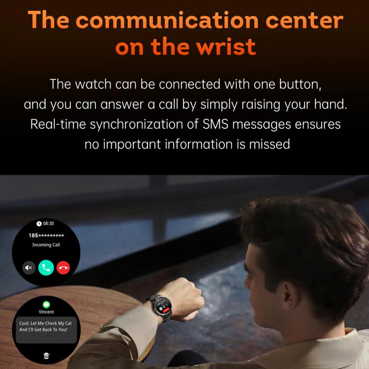 KT92 1.7-inch TFT Display 3ATM Smart Watch with Roller Control & 1000mAh Battery(Black Roller) - Image 17