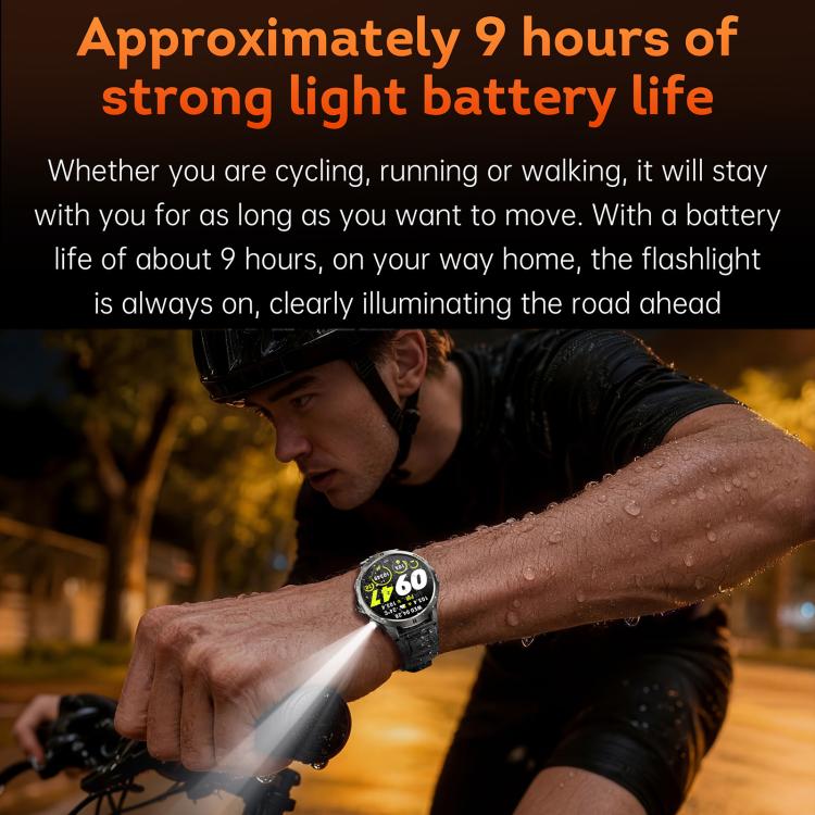KT92 1.7-inch TFT Display 3ATM Smart Watch with Roller Control & 1000mAh Battery(Black Roller) - Image 9