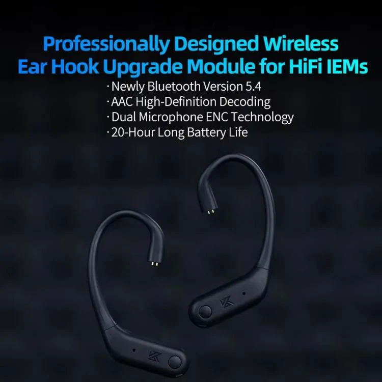 KZ AE01 HD Wireless Bluetooth 5.4 Gaming Earphones Ear Hooks - Image 2