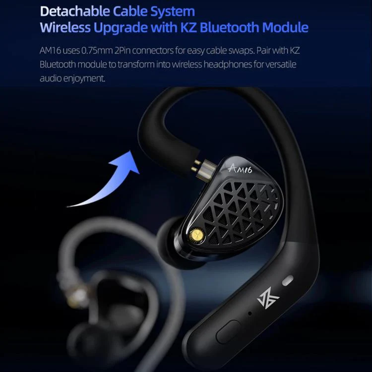 KZ-AM16 Dedicated Low-Frequency Drivers Music Gaming Hi-Fi 1.2m Wired Earphones, Spec: Bass Enhanced Standard 3.5mm - Image 12