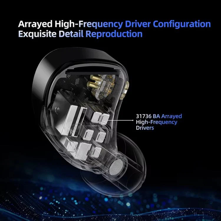 KZ-AM16 Dedicated Low-Frequency Drivers Music Gaming Hi-Fi 1.2m Wired Earphones, Spec: Bass Enhanced Standard 3.5mm - Image 7