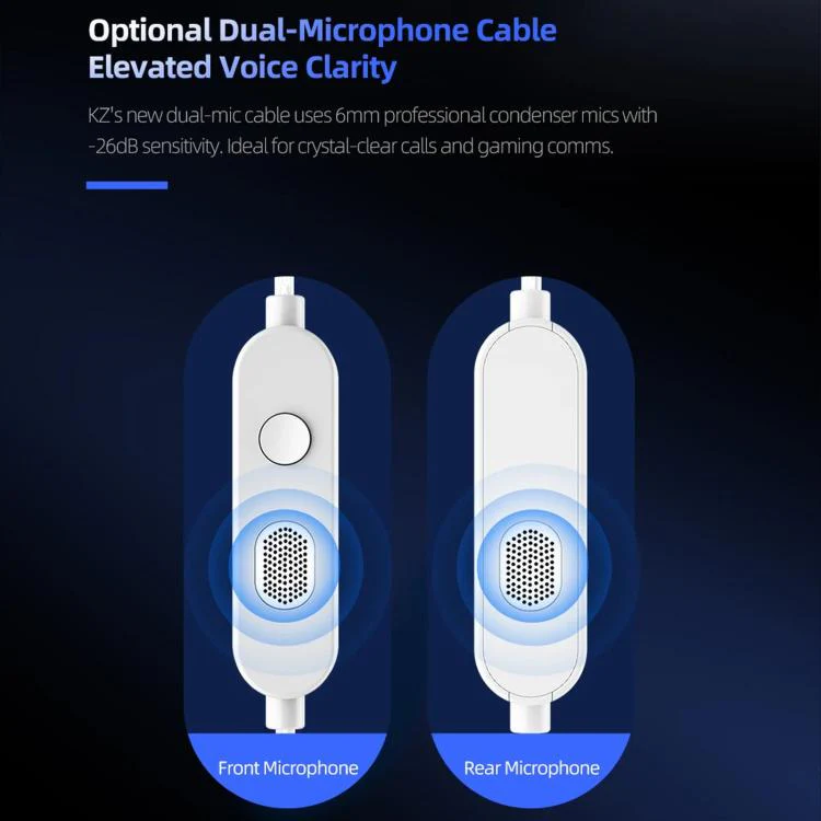 KZ-AM16 Dedicated Low-Frequency Drivers Music Gaming Hi-Fi 1.2m Wired Earphones, Spec: Bass Enhanced With Mic 3.5mm - Image 14