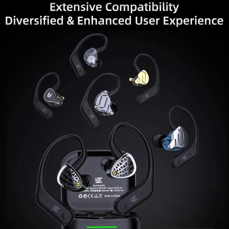 KZ AN01 HD Wireless Bluetooth 5.4 Earhook Active Noise Reduction Hi-Fi Gaming Earphones - Image 15