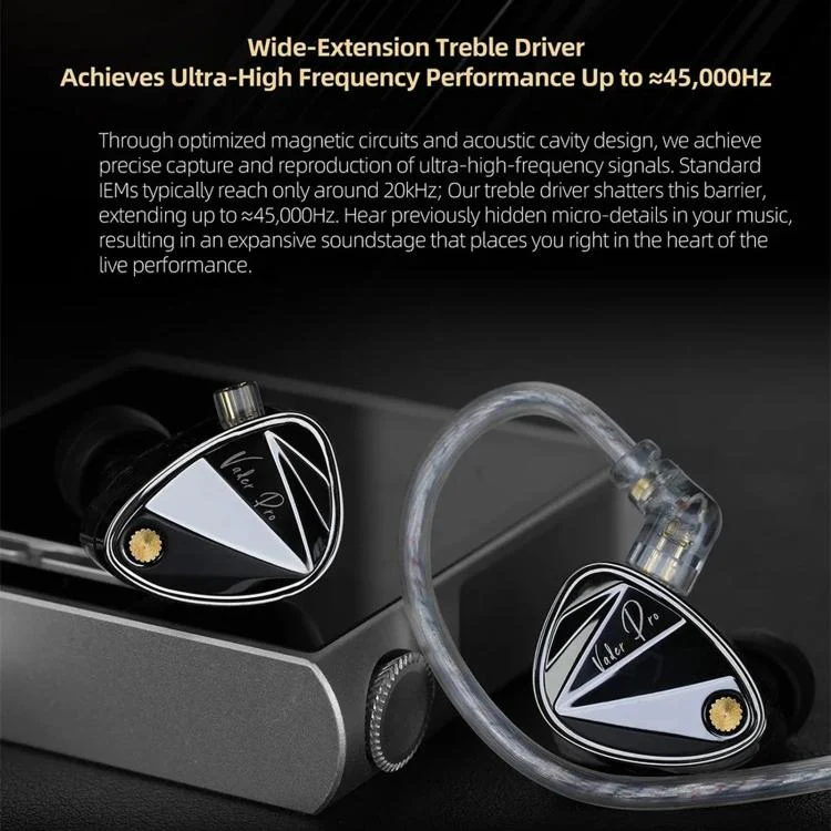 KZ Vader Pro Hifi Bass 6-Driver Dynamic Music In Ear 1.2m Wired Earphones, Spec: Bass Enhanced Standard - Image 5