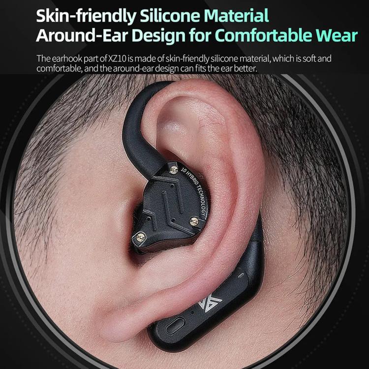 KZ XZ10 Bluetooth 5.3 Wireless Earphones Ear Hooks(Black C Style) - Image 12
