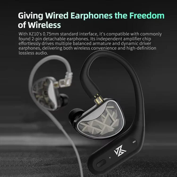 KZ XZ10 Bluetooth 5.3 Wireless Earphones Ear Hooks(Black C Style) - Image 5