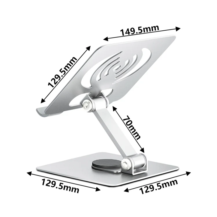 L-13 Aluminum Alloy Foldable Rotating Laptop/Tablet Stand (Green) - Image 2