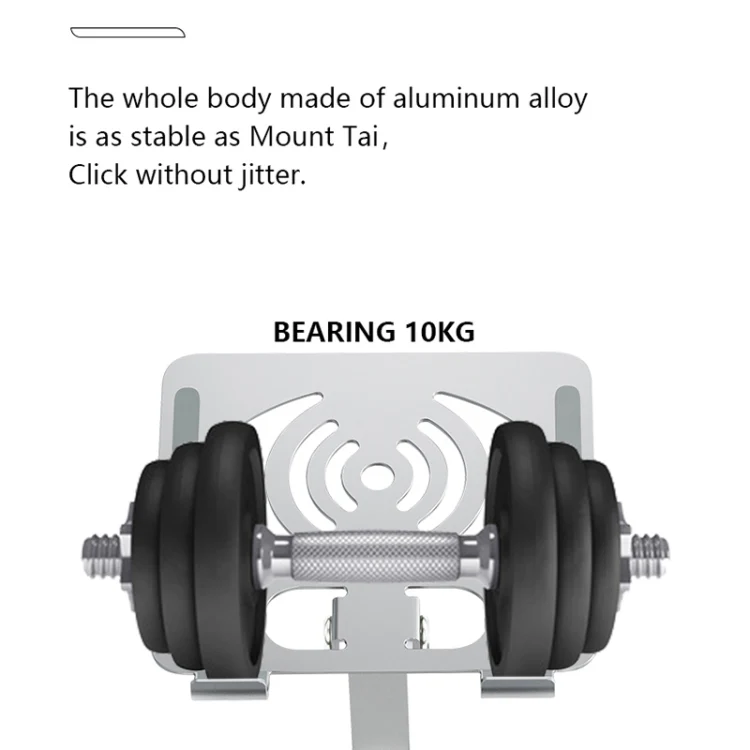 L-13 Aluminum Alloy Foldable Rotating Laptop/Tablet Stand (Green) - Image 3