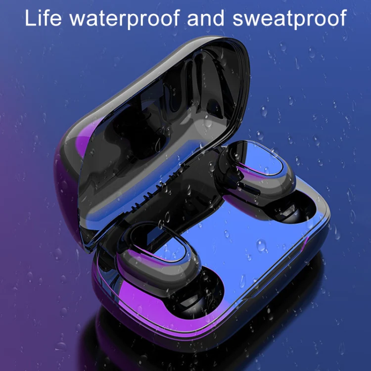 L-21 9D Sound Effects Bluetooth 5.0 Touch Wireless Bluetooth Earphone with Charging Box, Support HD Call (White) - Image 10