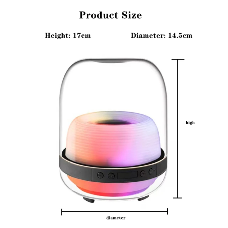 L20 15W Transparent Luminous 6D Stereo Wireless Bluetooth Speaker - Image 3