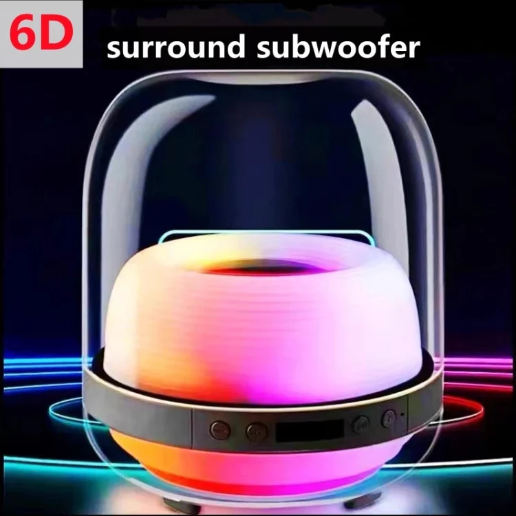 L20 15W Transparent Luminous 6D Stereo Wireless Bluetooth Speaker - Image 4
